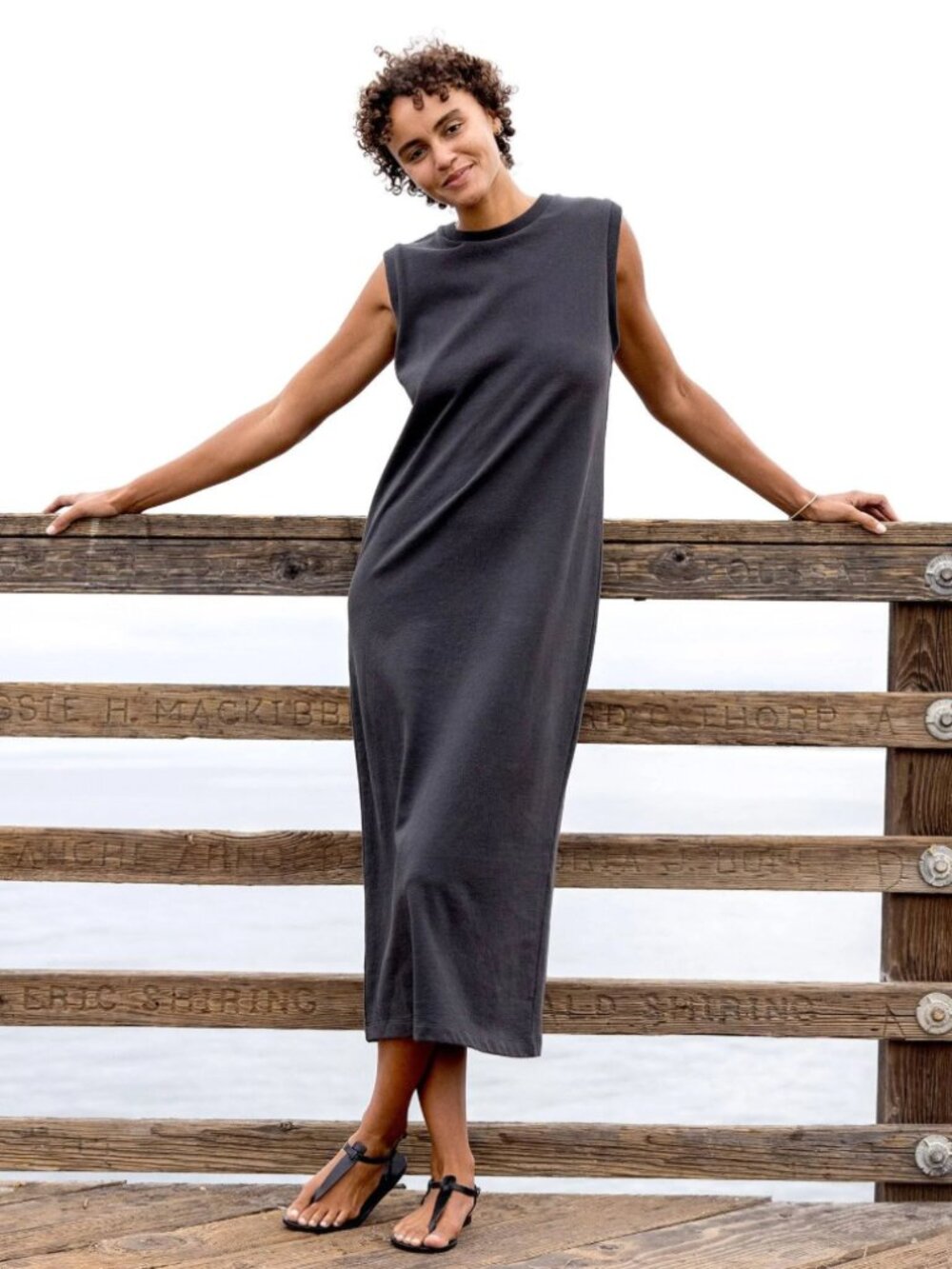 Outerknown The Big Heavy Muscle Tee Dress BRAND NEW Size Small SALT